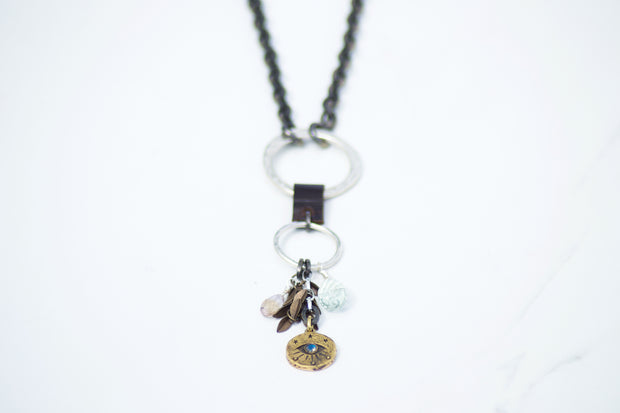 Feather Eye Necklace