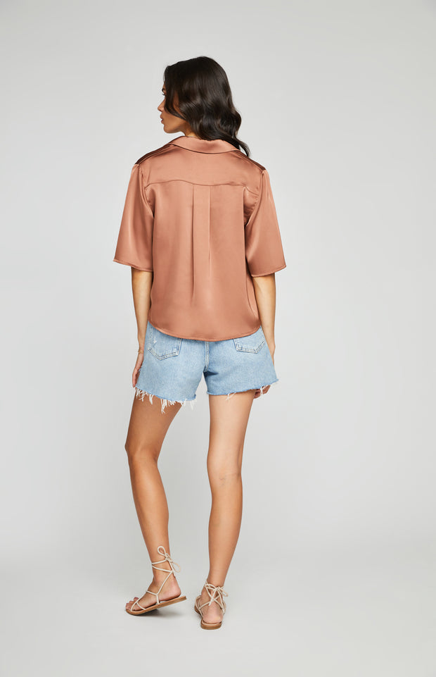 Moxie Button Up Tee