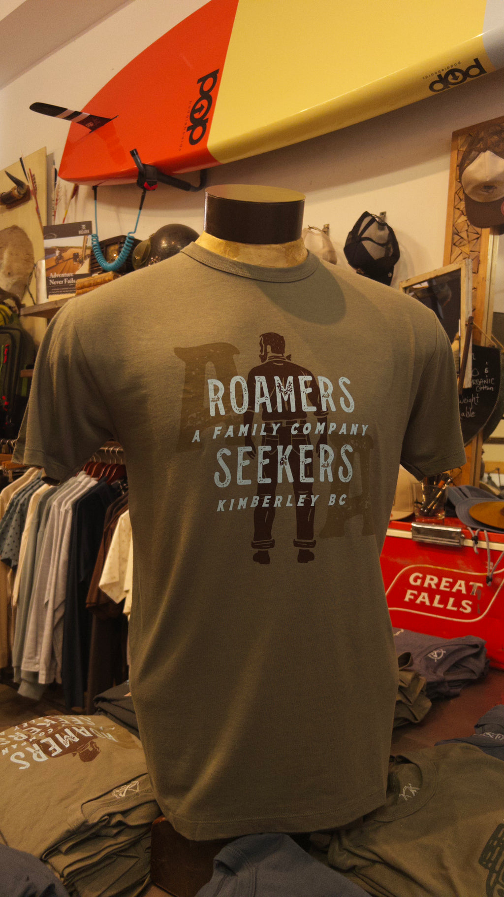 Roamers & Seekers | Arrow and Axe Unisex Short Sleeve Tee Shirt