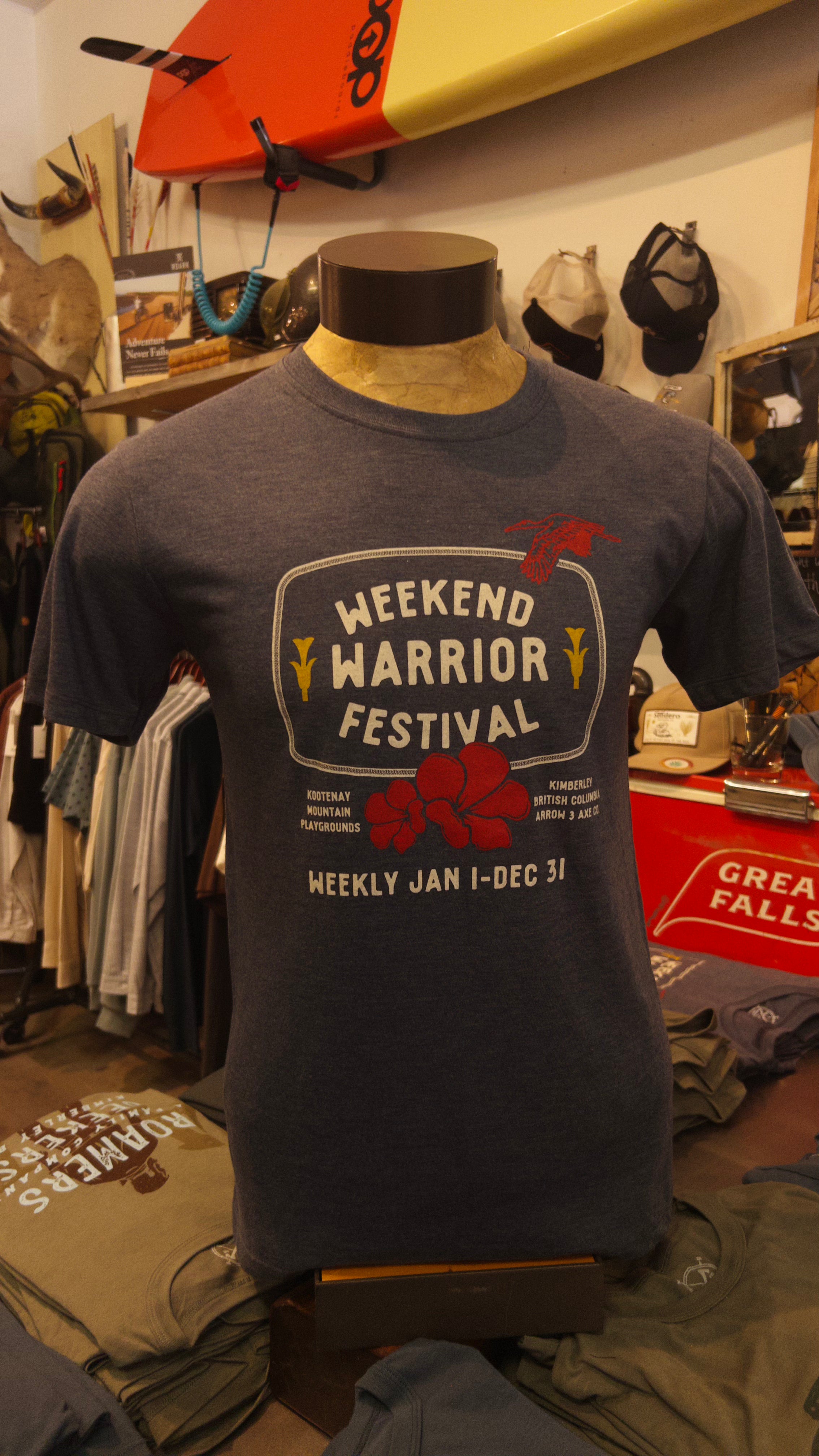 Weekend Warrior | Arrow and Axe Unisex Short Sleeve Tee Shirt