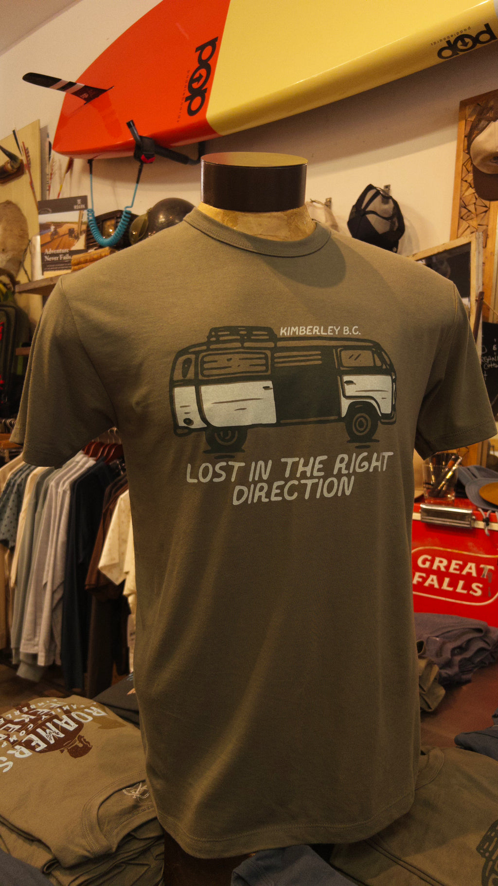 Lost in the Right Direction | Arrow and Axe Unisex Short Sleeve Tee Shirt