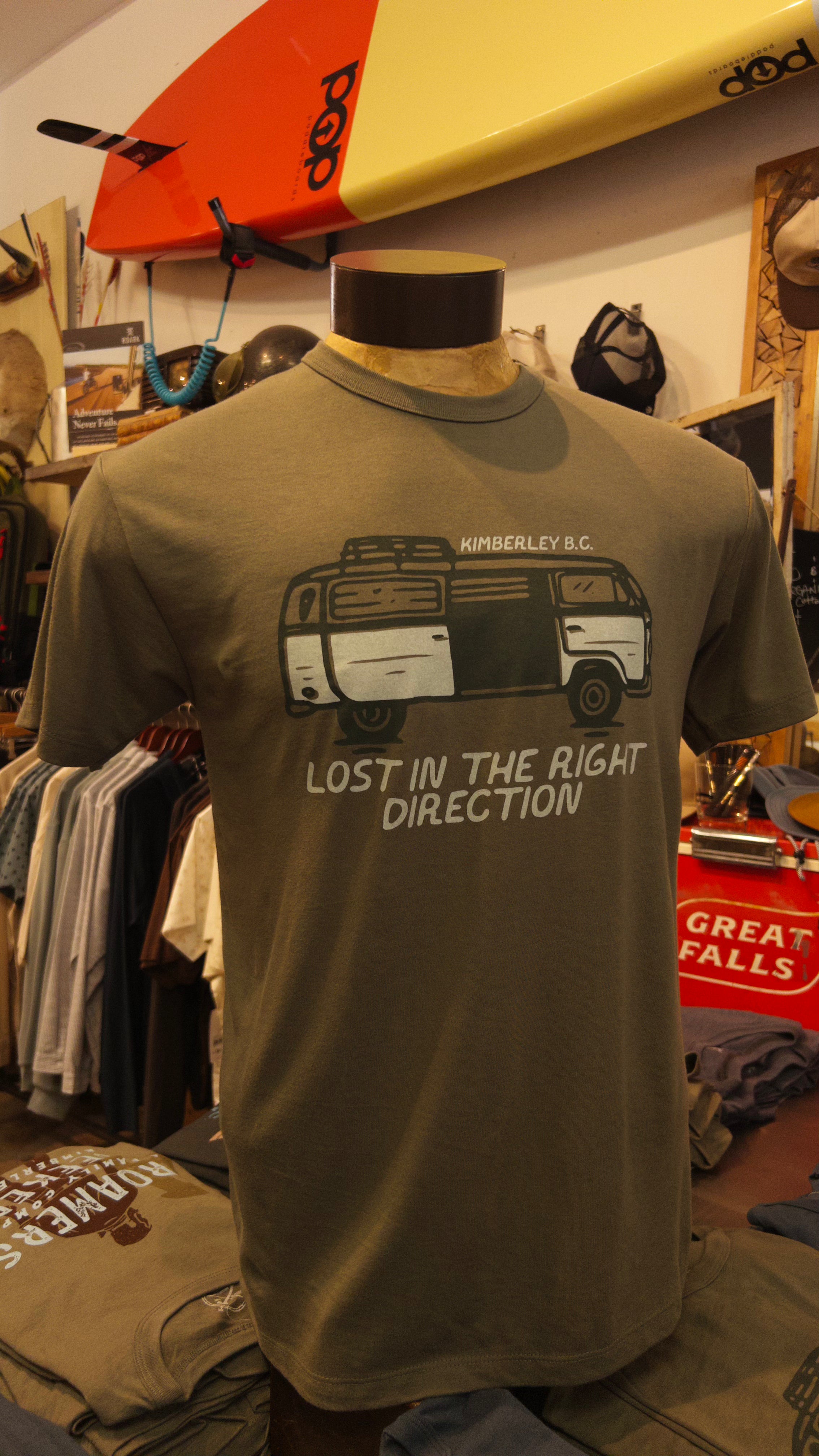 Lost in the Right Direction | Arrow and Axe Unisex Short Sleeve Tee Shirt