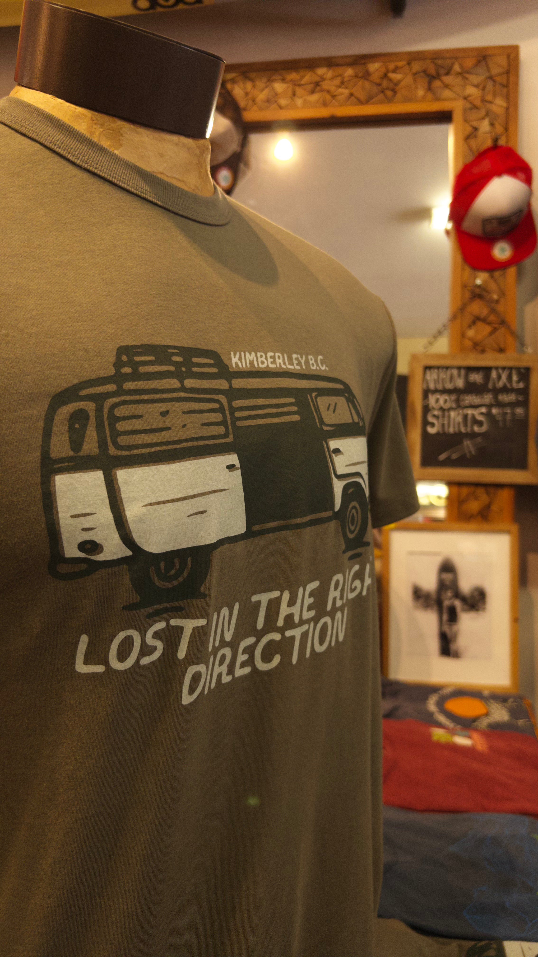 Lost in the Right Direction | Arrow and Axe Unisex Short Sleeve Tee Shirt