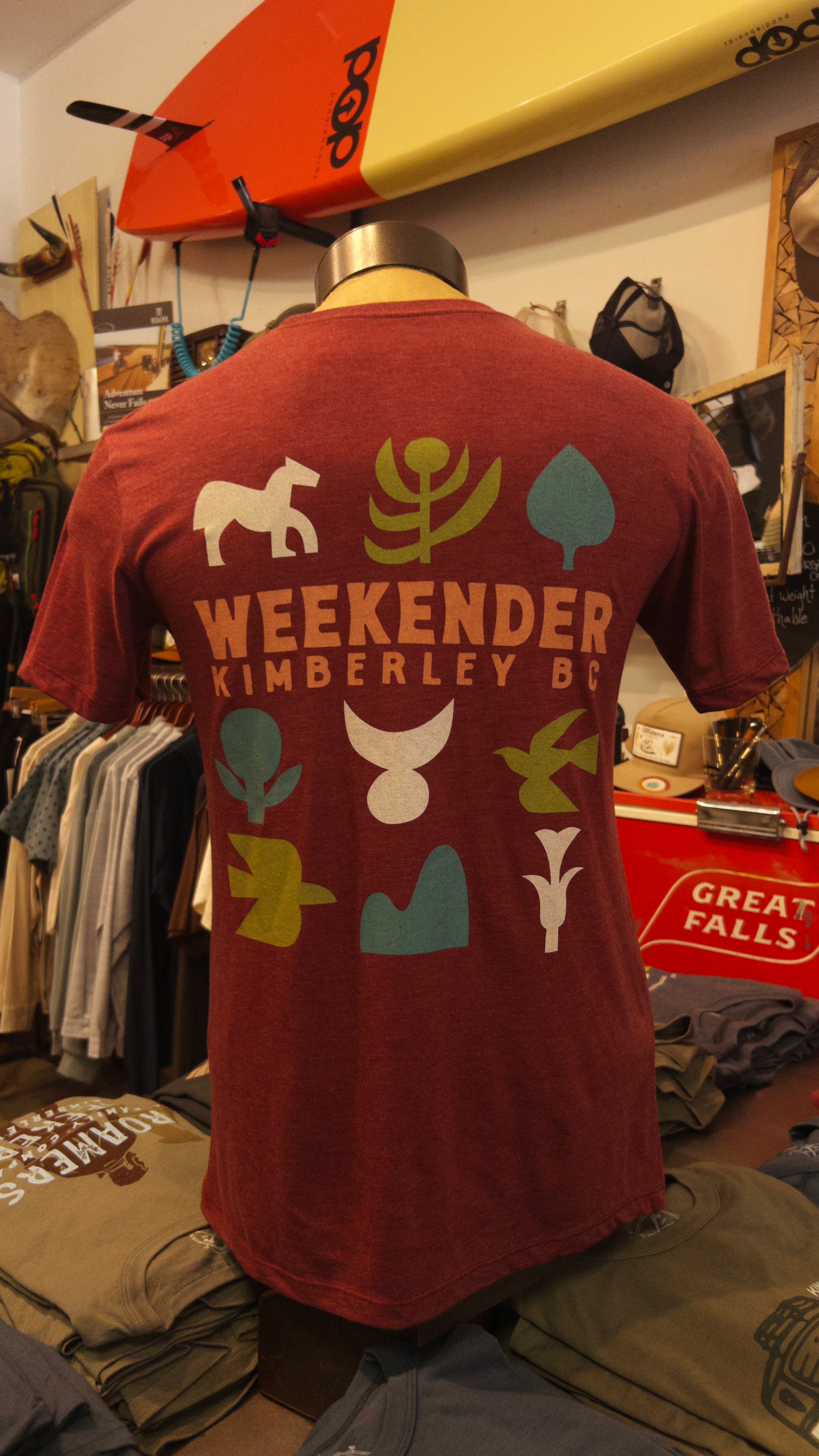 The Weekender | Arrow and Axe Unisex Short Sleeve Tee Shirt