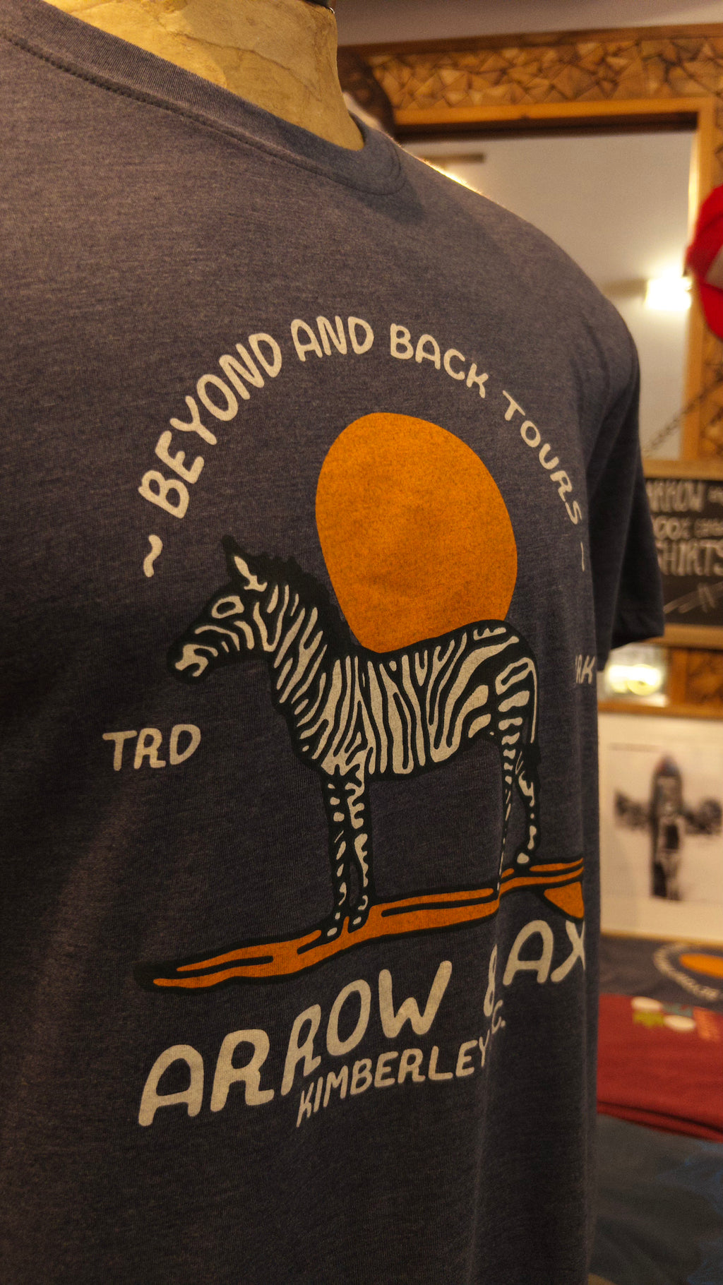 Beyond and Back Tours | Arrow and Axe Unisex Short Sleeve Tee Shirt