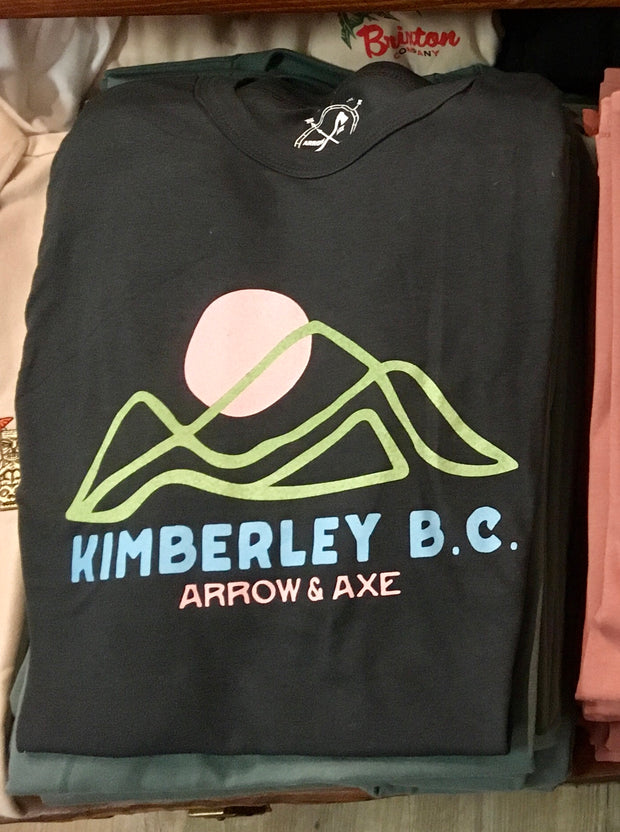 Mountain & Sun, Kimberley, BC ~ Arrow and Axe Unisex Short Sleeve