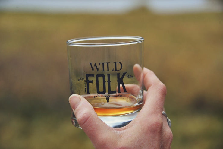 Wild Folk ~ Arrow and Axe Whiskey Glass