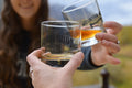 The Good Hood ~ Arrow and Axe Whiskey Glass