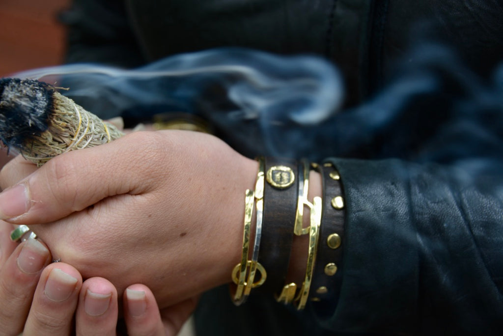 Feather Leather Bracelet