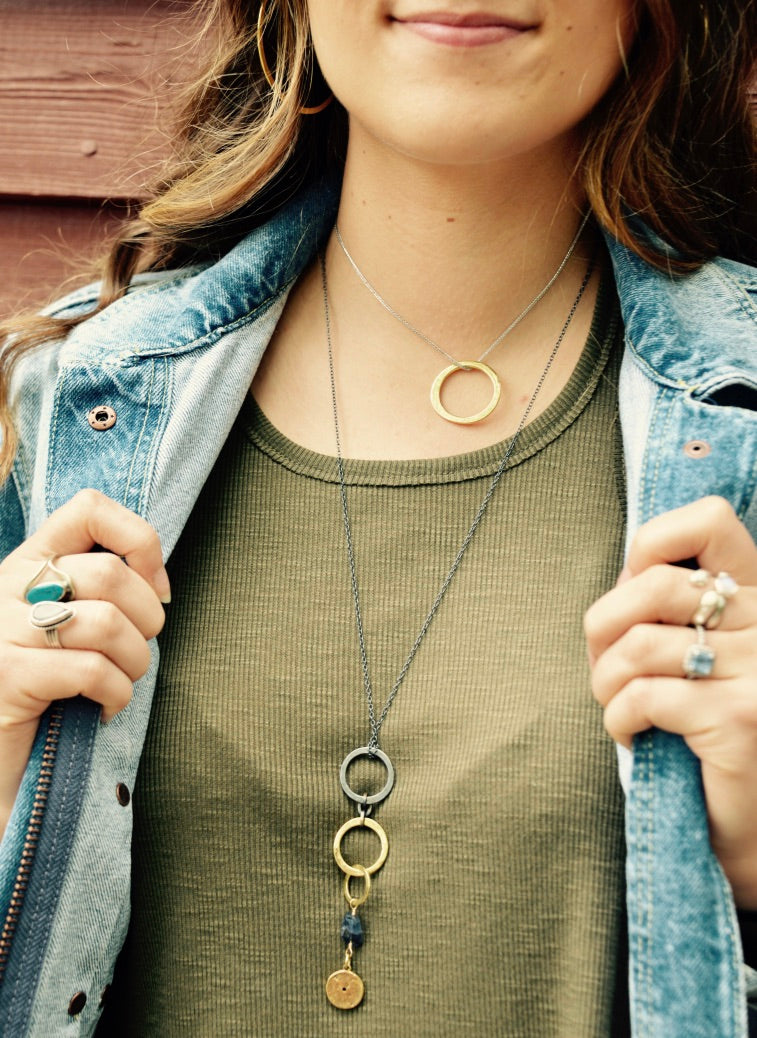 Seeker Long and Short Necklace