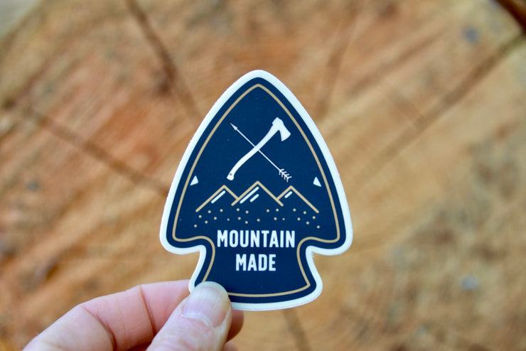 Mountain Made Arrowhead Sticker