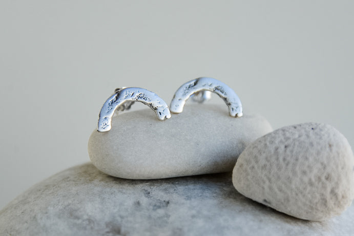 Arch Studs Sterling Silver