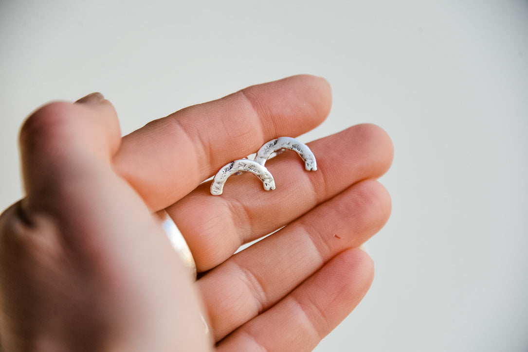 Arch Studs Sterling Silver