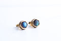 Cosmic Labradorite Studs
