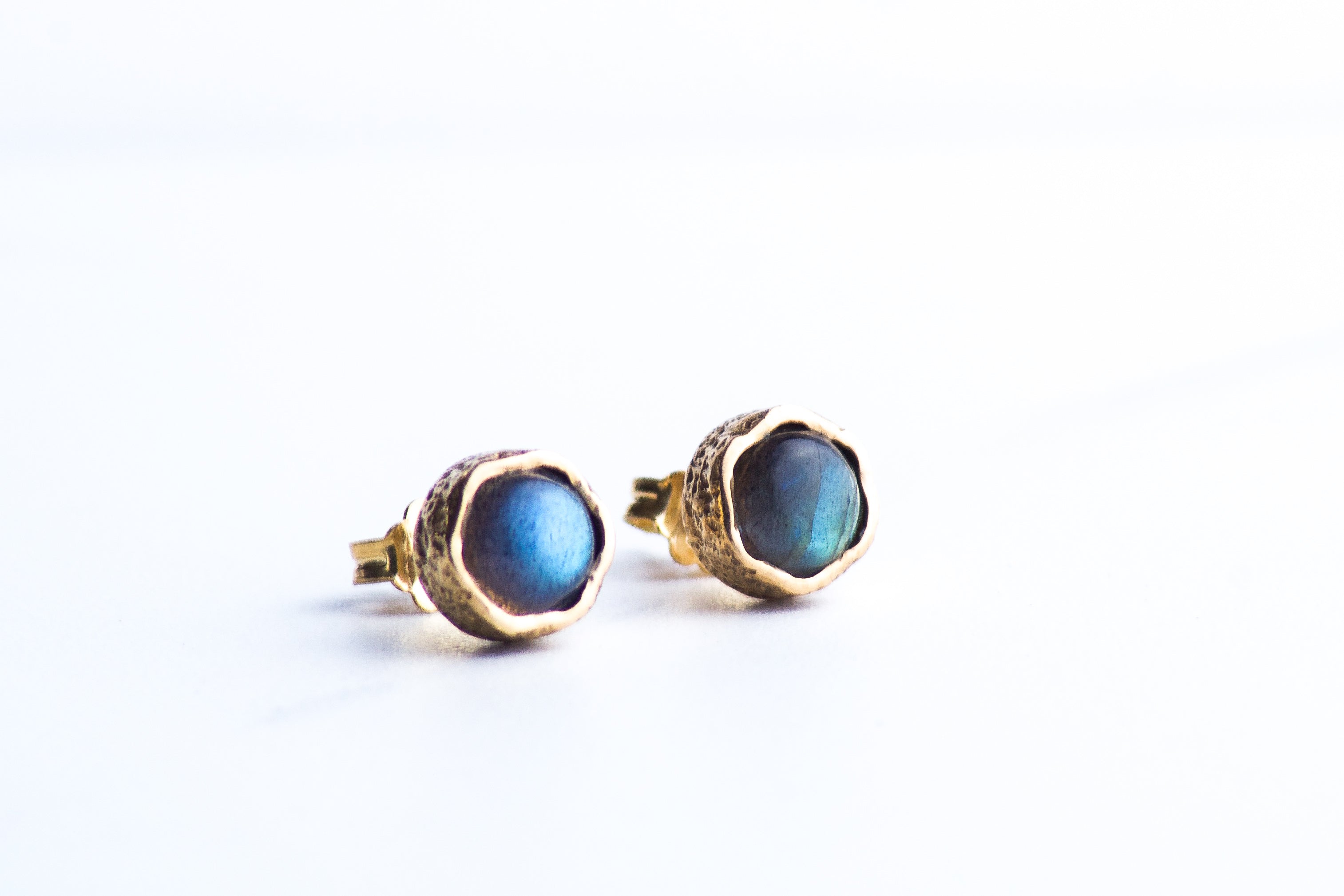 Cosmic Labradorite Studs