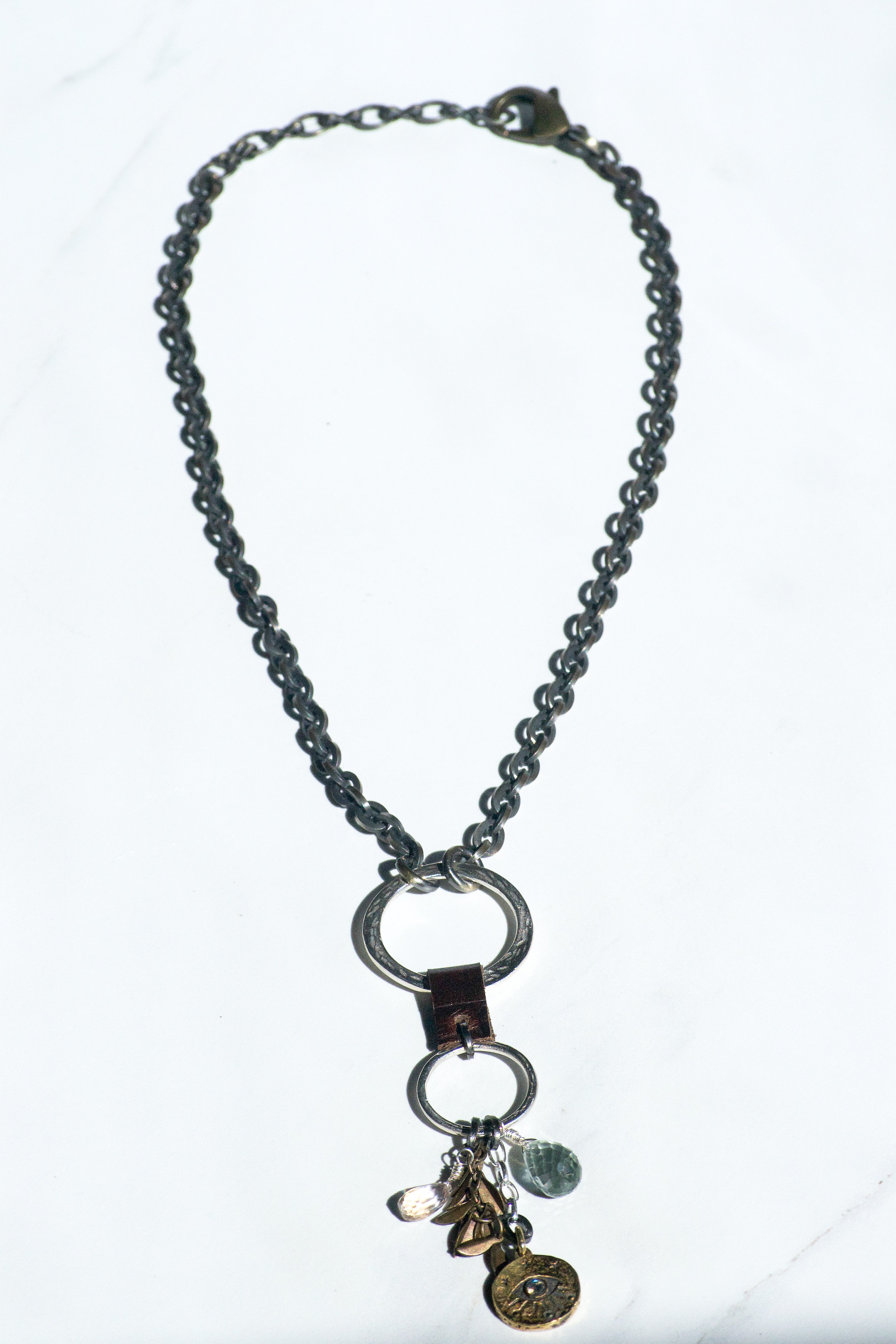 Green Wisdom Eye Necklace