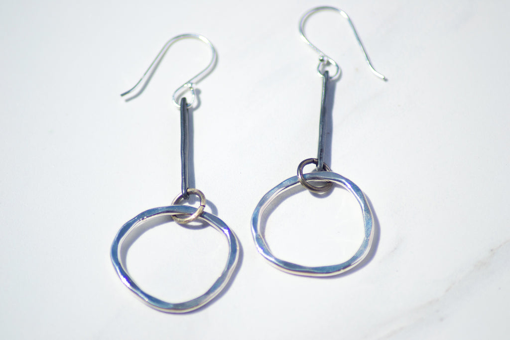 Night Hawk Bar and Hammered Silver