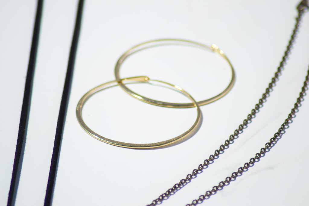 Large Lola Gold Hoops