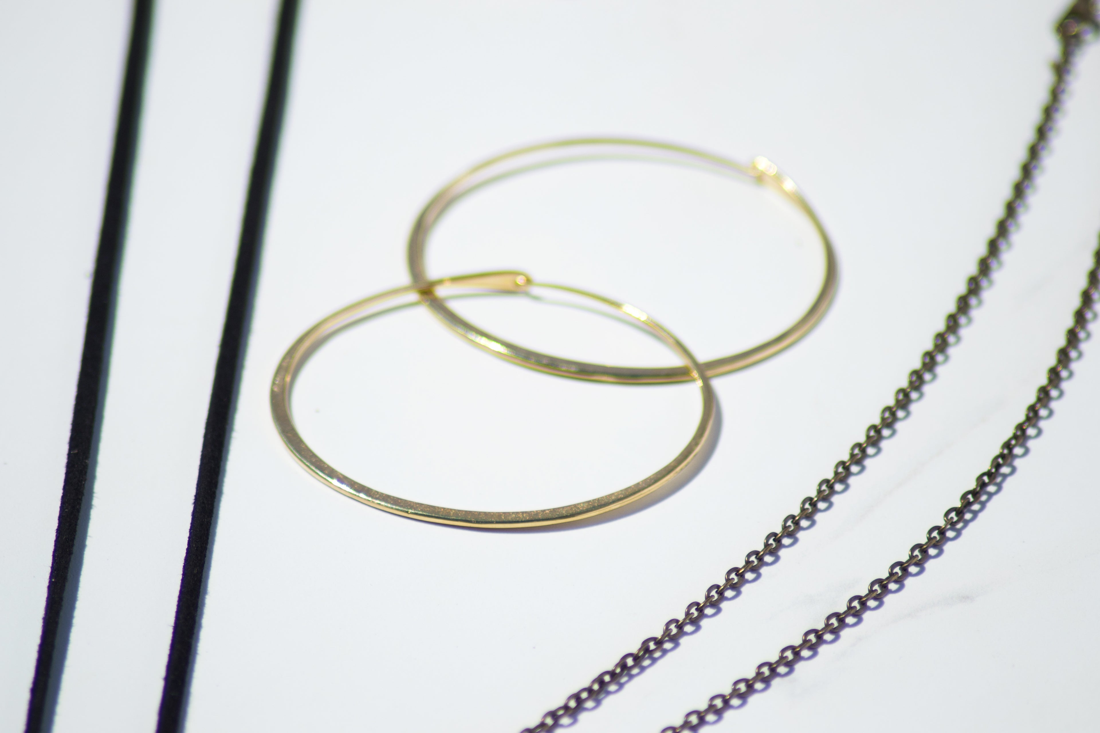 Large Lola Gold Hoops