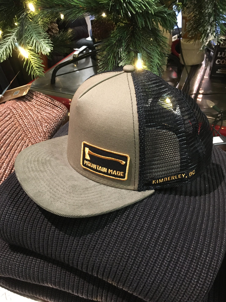 Mountain Made hat - surplus green / black mesh