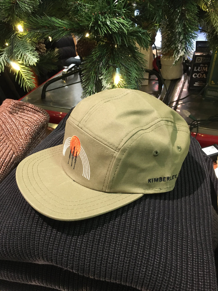 Sun Tree Rainbow - All weather waxed canvas low profile hats.