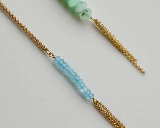 Aquamarine Minimal Necklace