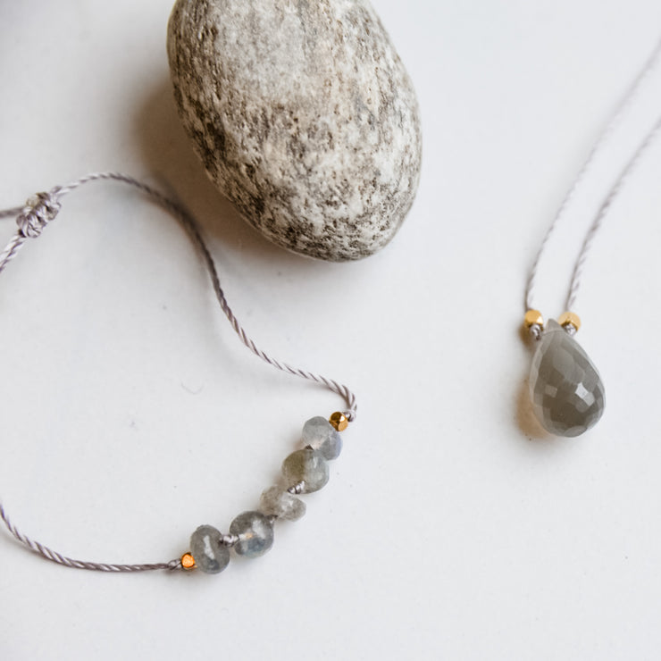 Moonstone Minimal Necklace